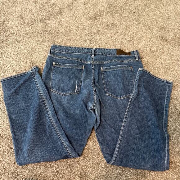 Parker Smith Relaxed Straight Distressed Jeans size 30 - Picture 2 of 7